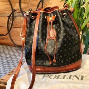 Vintage Pollini Bucket Bag